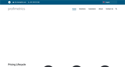 Desktop Screenshot of profimetrics.com