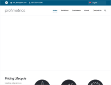 Tablet Screenshot of profimetrics.com